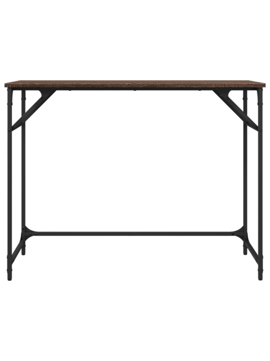 Rakstāmgalds, brūns, 100x45x76 cm, inženierijas koks, tērauds