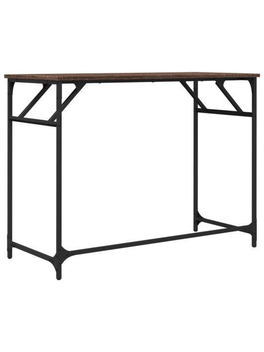 Rakstāmgalds, brūns, 100x45x76 cm, inženierijas koks, tērauds