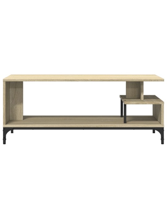 Tv skapītis, ozolkoka, 102x40x41 cm, inženierijas koks, tērauds