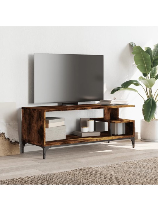 Tv skapītis, koka, 102x40x41 cm, inženierijas koks, tērauds