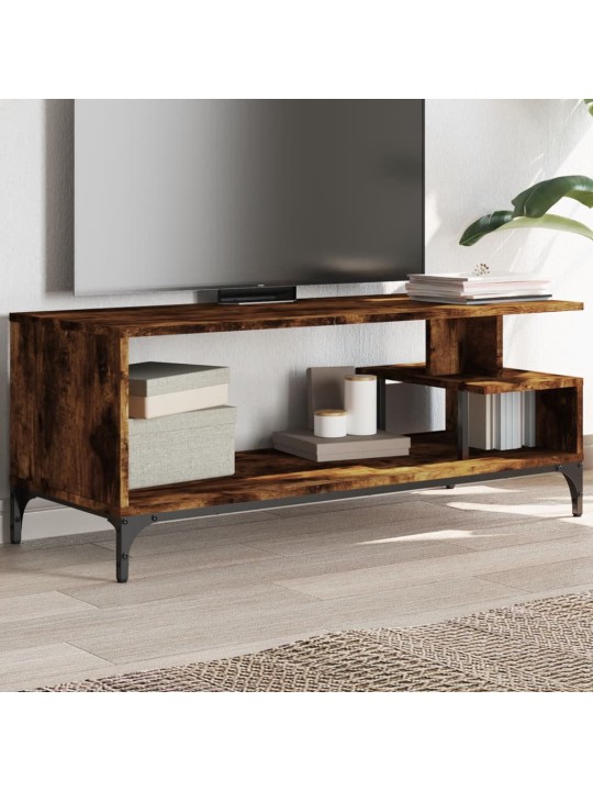 Tv skapītis, koka, 102x40x41 cm, inženierijas koks, tērauds
