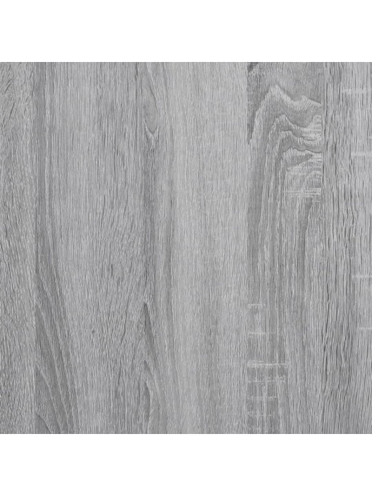 Grāmatu plaukts, 4 līmeņi, pelēks, 139x33,5x149 cm, koks