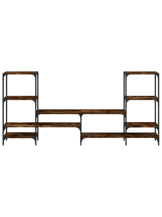 Tv skapītis, koka krāsa, 206,5x28,5x95 cm, inženierijas koks