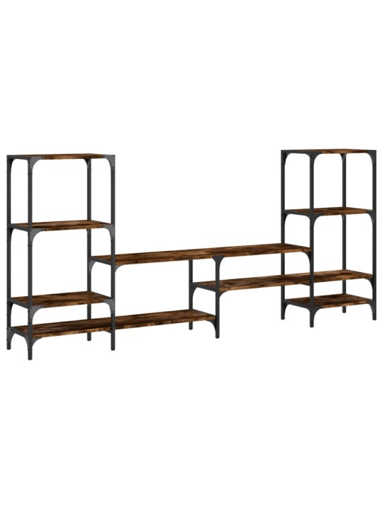 Tv skapītis, koka krāsa, 206,5x28,5x95 cm, inženierijas koks