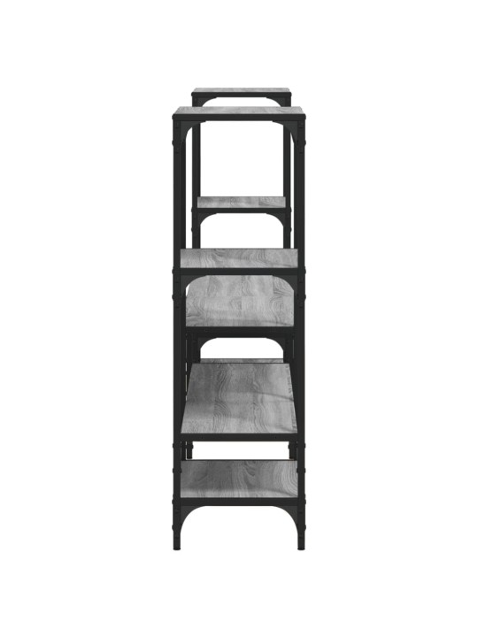 Tv skapītis, pelēks, 206,5x28,5x95 cm, inženierijas koks