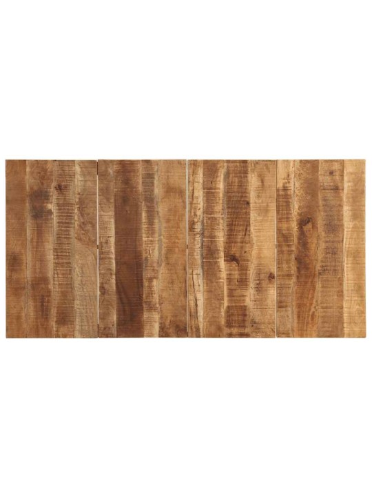 Virtuves galds, 180x90x75 cm, masīvkoka raupja mango