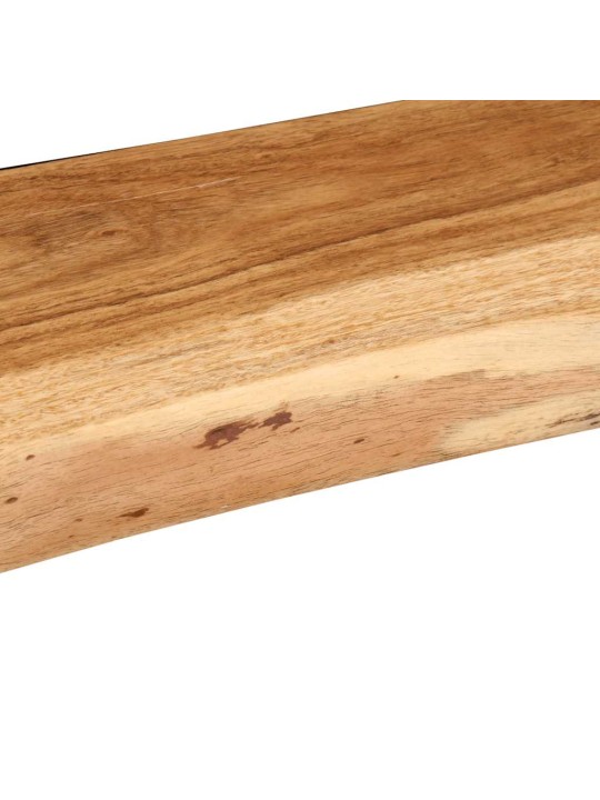 Sienas plaukti, 2 gab., 100x20x3,5 cm, akācijas masīvkoks