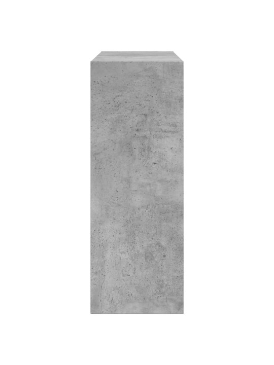 Apavu skapītis, betona pelēks, 60x21x57 cm, inženierijas koks