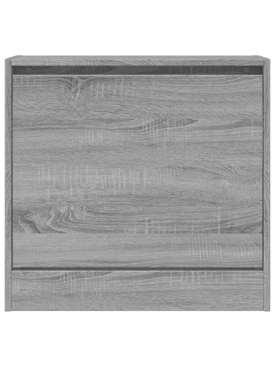 Apavu skapītis, pelēka ozola, 60x21x57 cm, inženierijas koks