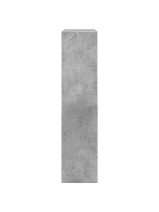 Apavu skapītis, betona pelēks, 60x21x87,5 cm, inženierijas koks