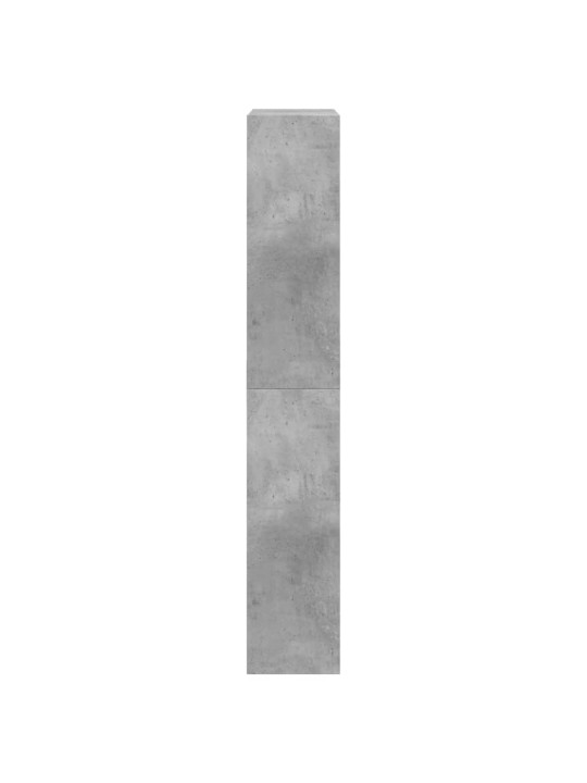 Apavu skapītis, betona pelēks, 60x21x125,5cm, inženierijas koks