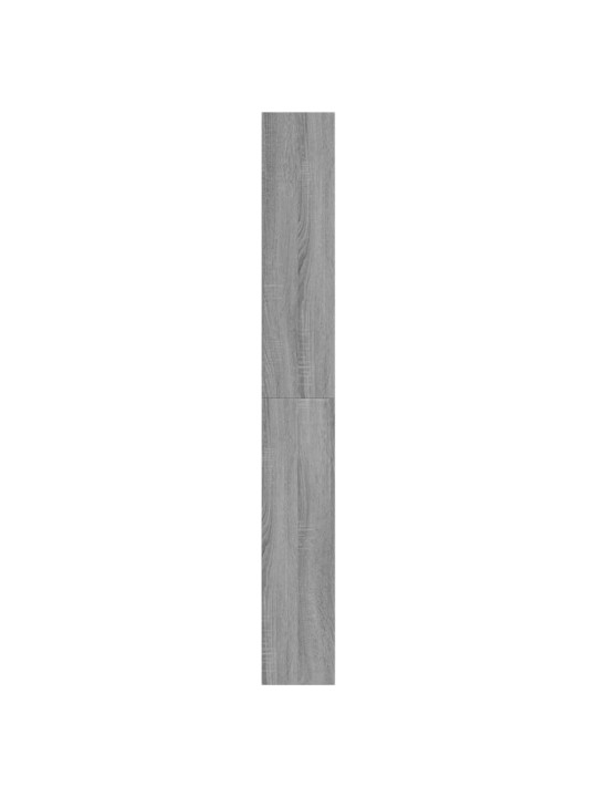 Apavu skapītis, pelēka ozola, 60x21x163,5 cm, inženierijas koks