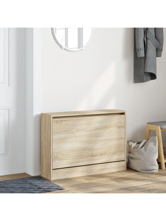 Apavu skapītis, ozolkoka krāsa, 80x21x57 cm, inženierijas koks