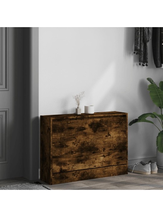 Apavu skapītis, 80x21x57 cm, inženierijas koks, ozolkoka krāsa