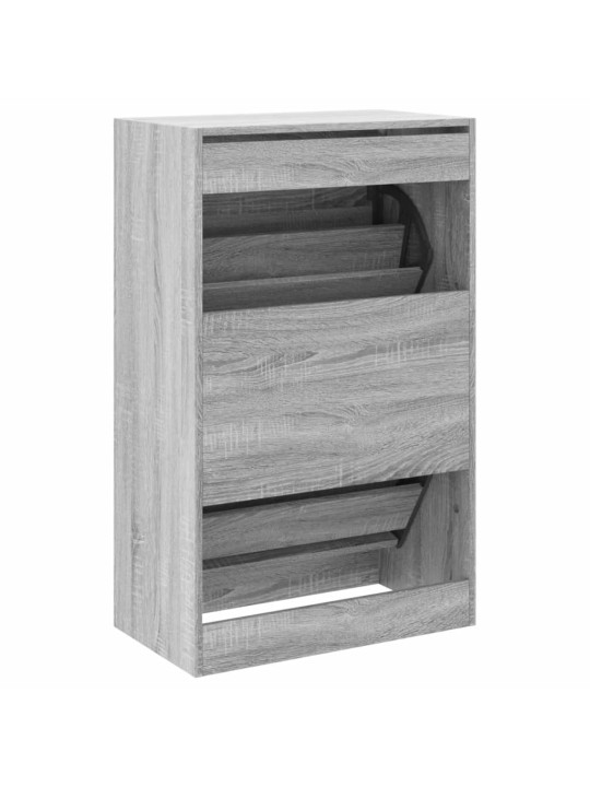 Apavu skapītis, pelēka ozola, 60x34x96,5 cm, inženierijas koks