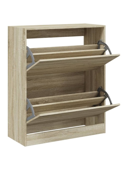 Apavu plaukts, ozolkoka krāsa, 80x34x96,5 cm, inženierijas koks