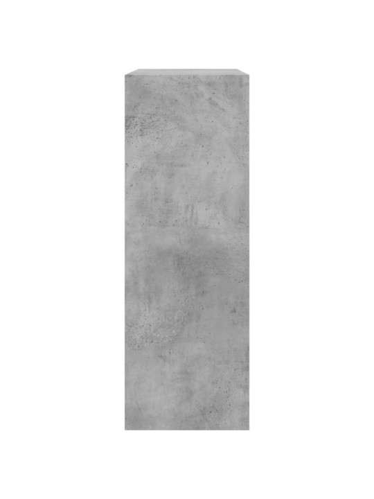 Apavu skapītis, betona pelēks, 80x34x96,5 cm, inženierijas koks