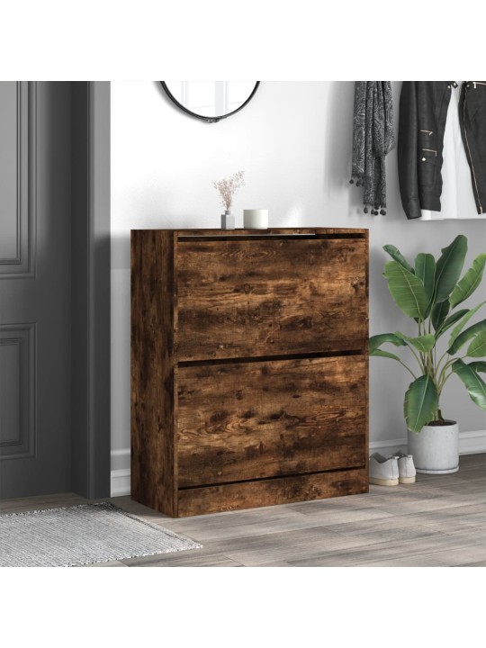 Apavu skapītis, ozolkoka krāsa, 80x34x96,5cm, inženierijas koks