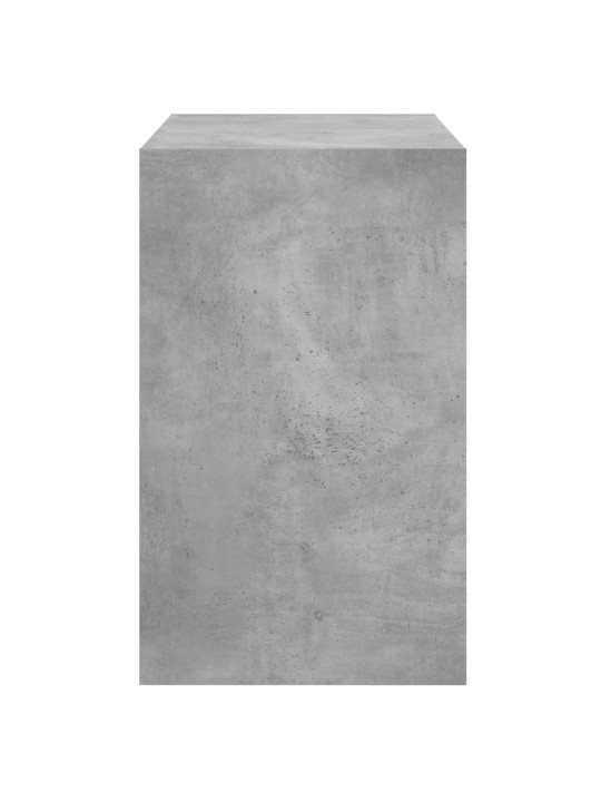Apavu skapītis, betona pelēks, 80x42x69 cm, inženierijas koks