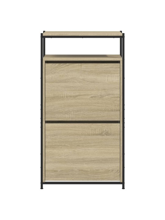 Apavu skapītis, ozolkoka krāsa, 60x34x112 cm, inženierijas koks