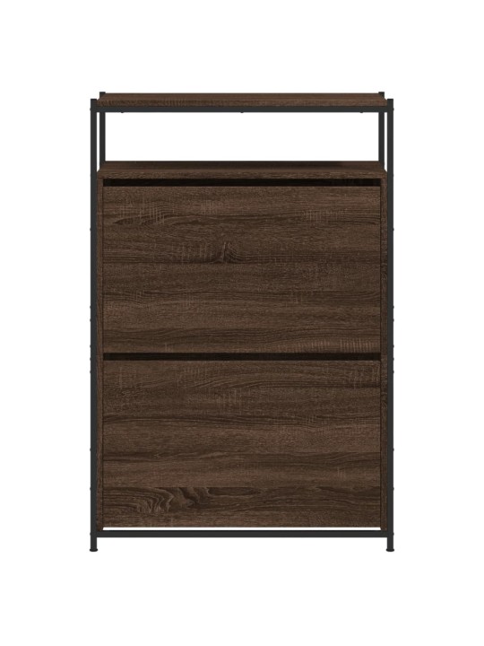 Apavu skapītis, ozolkoka krāsa, 75x34x112 cm, inženierijas koks