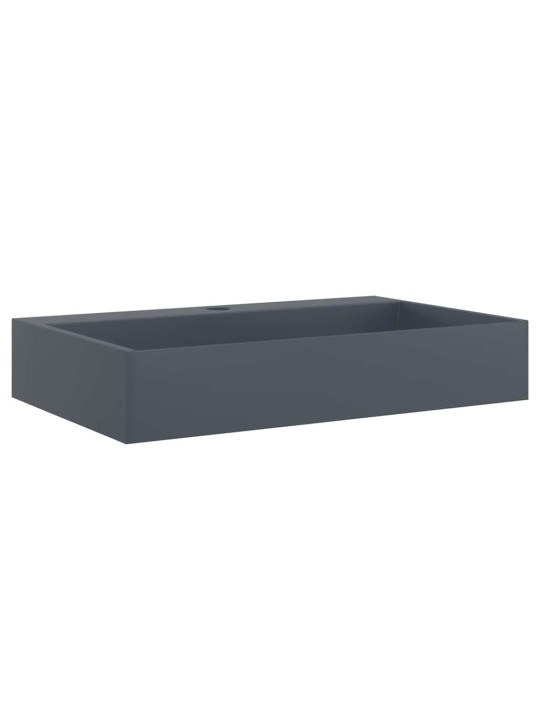 Izlietne, 60x38x11 cm, minerālu un marmora materiāls, balta