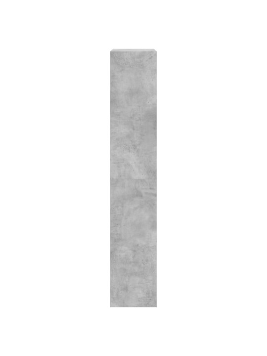 Apavu skapītis ar 4 atvilktnēm, betona pelēks, 60x34x187,5 cm