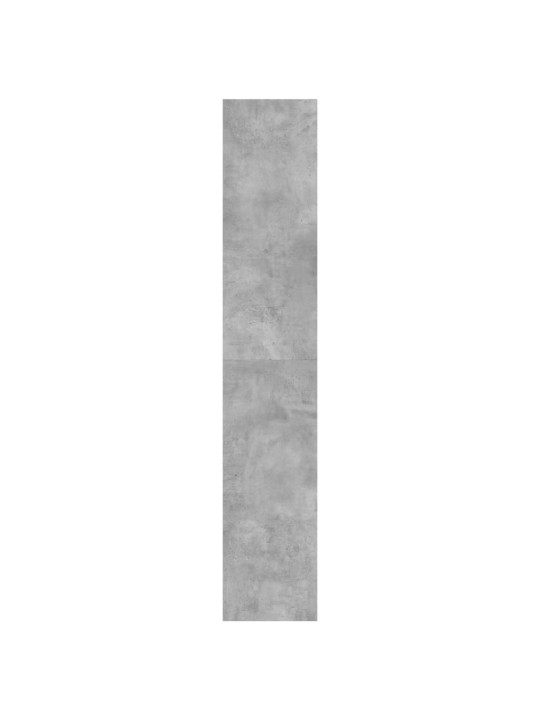 Apavu skapītis ar 4 atvilktnēm, betona pelēks, 80x34x187,5 cm