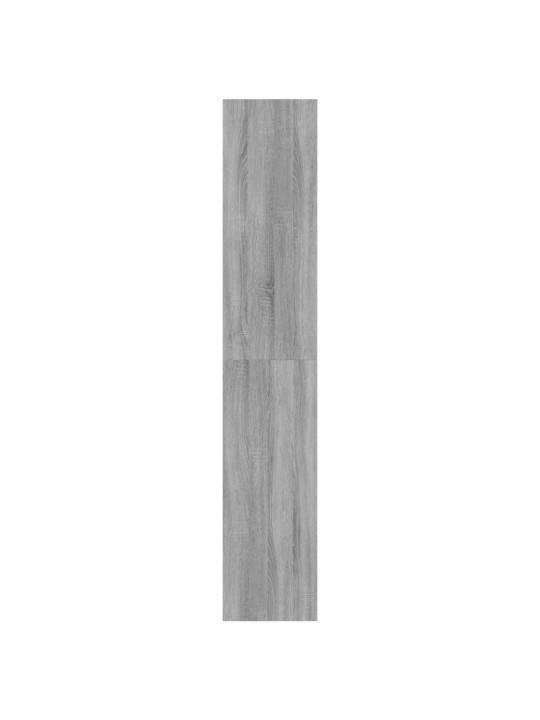 Apavu skapītis ar 4 atvilktnēm, pelēka ozola, 80x34x187,5 cm