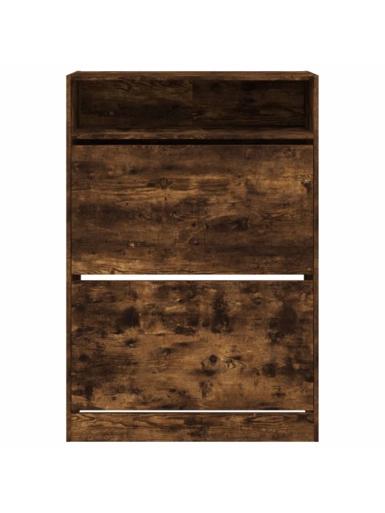 Apavu skapītis ar 2 atvilktnēm, ozolkoka krāsa, 80x34x116 cm
