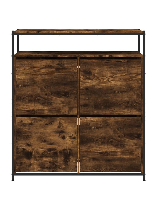 Apavu skapītis ar 4 atvilktnēm, ozolkoka krāsa, 100x34x112 cm