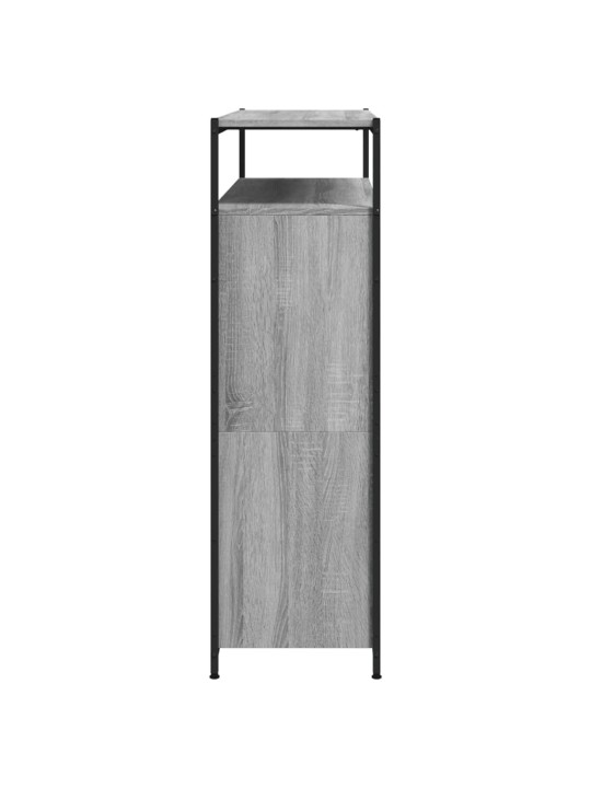 Apavu skapītis ar 4 atvilktnēm, pelēka ozola, 100x34x112 cm