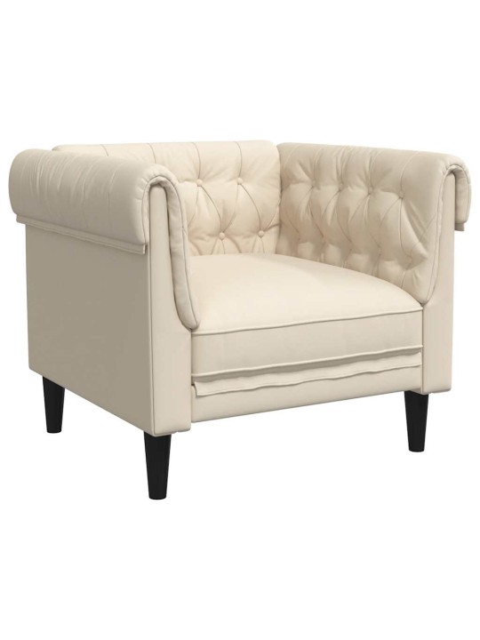Chesterfield atpūtas krēsls, lins