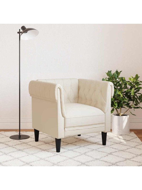 Chesterfield atpūtas krēsls, lins