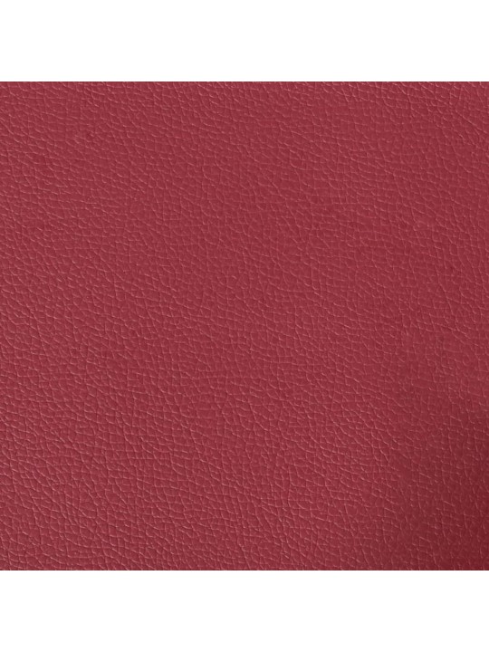 Chesterfield atpūtas krēsls, vīnsarkans mākslīgā āda