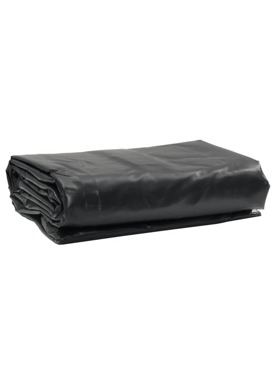 Brezenta pārklājs, melns, 1x2,5 m, 650 g/m²