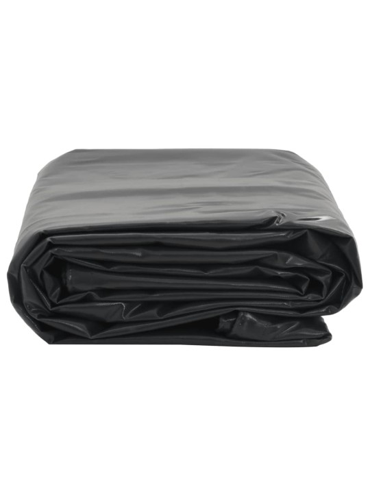 Brezenta pārklājs, antracītpelēks, 1x2,5 m, 650 g/m²