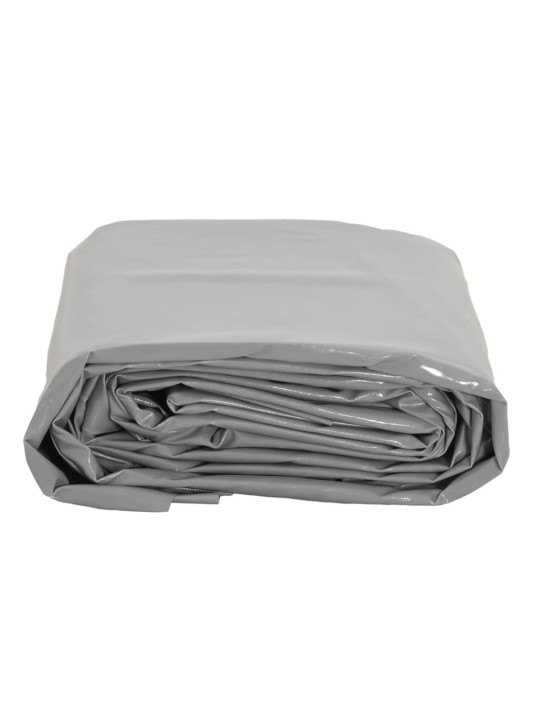 Brezenta pārklājs, pelēks, 4x6 m, 650 g/m²