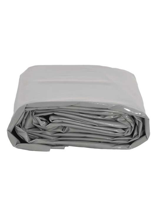 Brezenta pārklājs, pelēks, 4x7 m, 650 g/m²