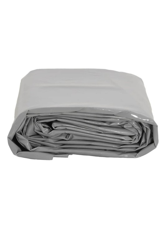Brezenta pārklājs, pelēks, 4x8 m, 650 g/m²