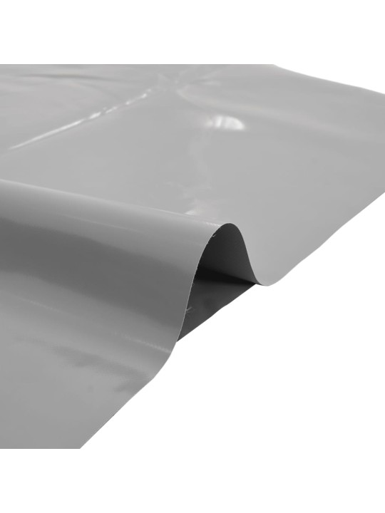 Brezenta pārklājs, pelēks, 4x8 m, 650 g/m²