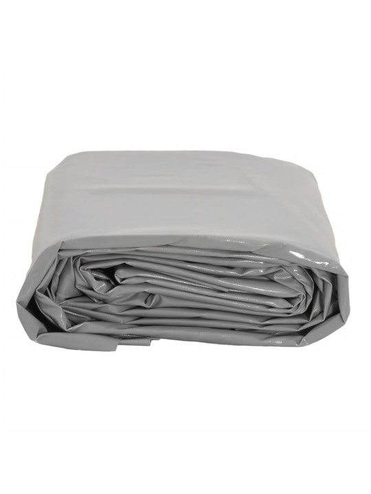 Brezenta pārklājs, pelēks, 3,5x5 m, 650 g/m²
