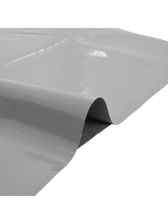 Brezenta pārklājs, pelēks, 3,5x5 m, 650 g/m²
