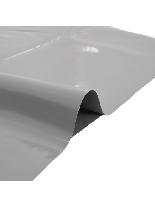 Brezenta pārklājs, pelēks, 6x8 m, 650 g/m²