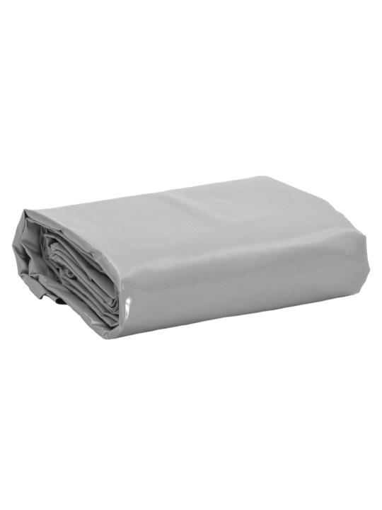 Brezenta pārklājs, pelēks, 5x5 m, 650 g/m²