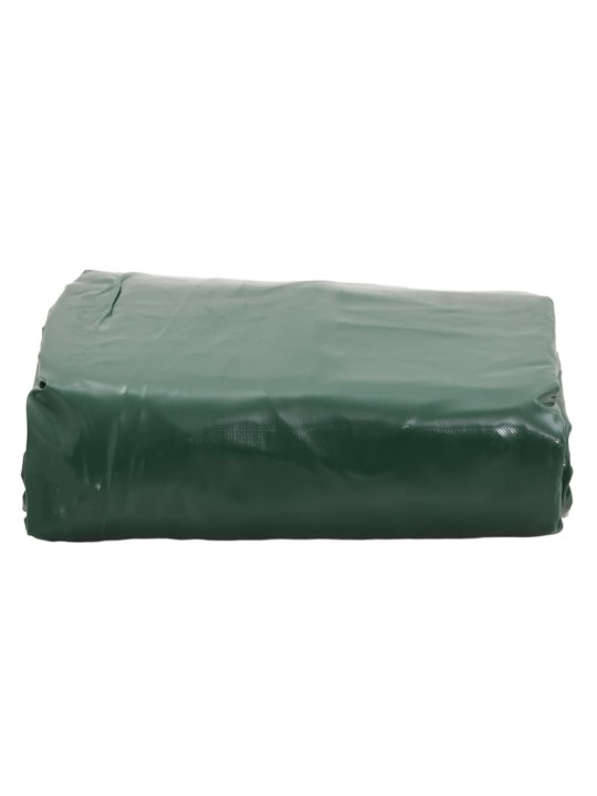 Brezenta pārklājs, zaļš, 4x6 m, 650 g/m²