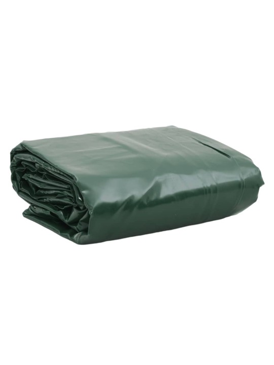 Brezenta pārklājs, zaļš, 4x8 m, 650 g/m²