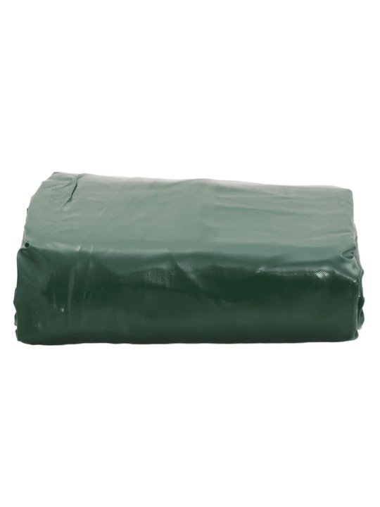 Brezenta pārklājs, zaļš, 4x8 m, 650 g/m²