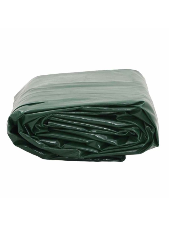 Brezenta pārklājs, zaļš, 1,5x10 m, 650 g/m²