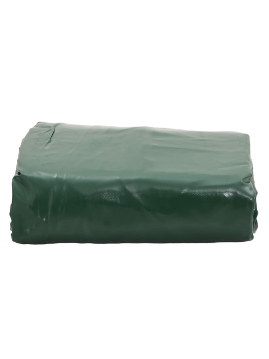 Brezenta pārklājs, zaļš, 1x2,5 m, 650 g/m²